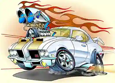 Gêm Cartoon Cars Hidden Star ar-lein