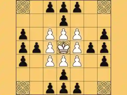 Gêm Tafl: viking chess ar-lein