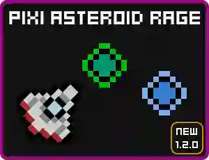 Gêm Pixi Asteroid Rage ar-lein