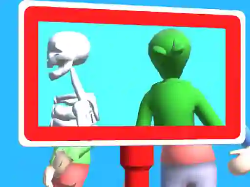 Gêm Find Alien 3d ar-lein