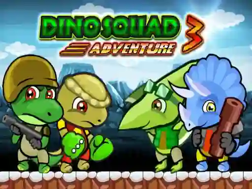 Gêm Dino Squad Adventure 3 ar-lein