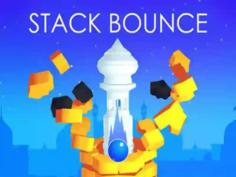 Gêm Stack Bounce ar-lein