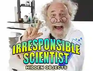 Gêm Irresponsible Scientist Hidden objects ar-lein