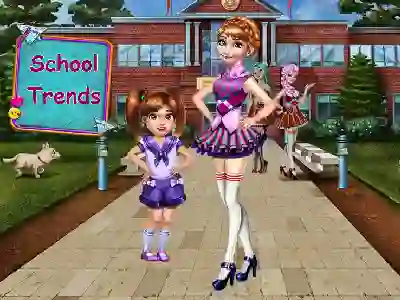 Gêm School Trends ar-lein