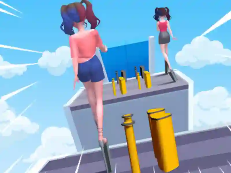 Gêm High Heels Collect Run ar-lein