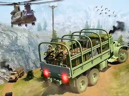 Gêm Army Cargo Transport Driving ar-lein