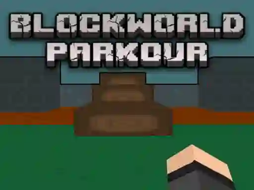 Gêm BlockWorld Parkour ar-lein