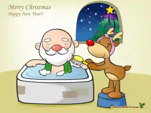 Gêm Funny Christmas Puzzle ar-lein