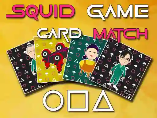 Gêm Squid Game Memory Card Match ar-lein
