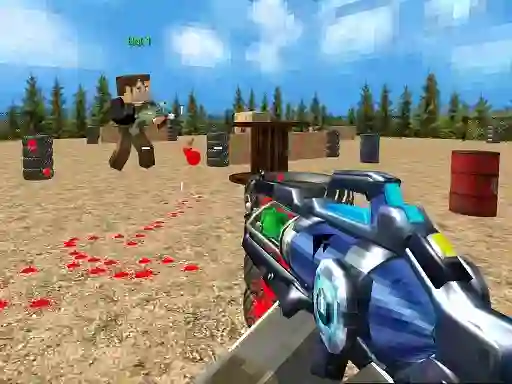 Gêm Paintball Fun Shooting Multiplayer ar-lein