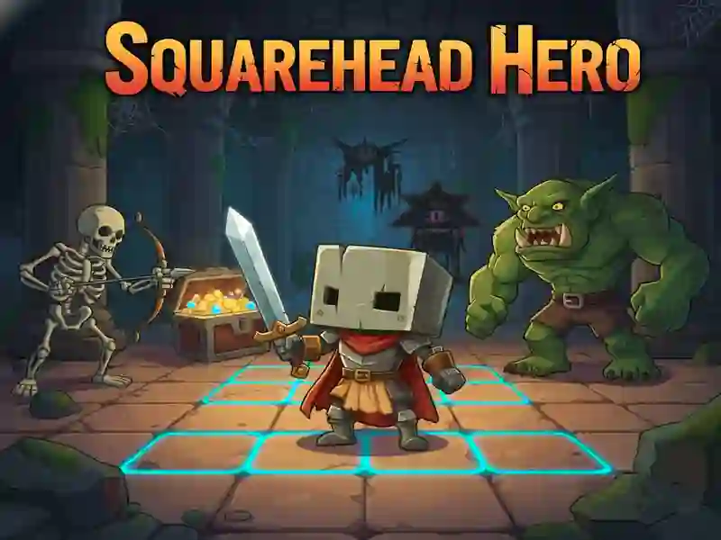 Gêm Squarehead Hero ar-lein