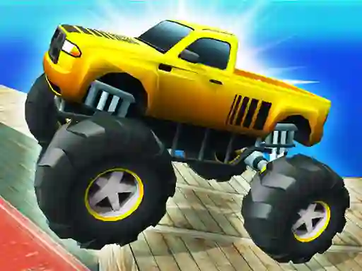 Gêm Monster Truck Port Stunt ar-lein