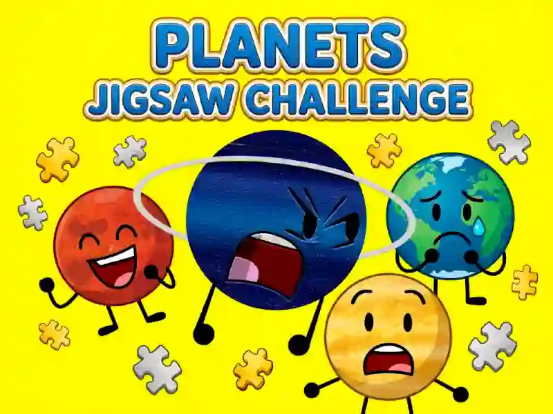 Gêm Planets Jigsaw Challenge ar-lein