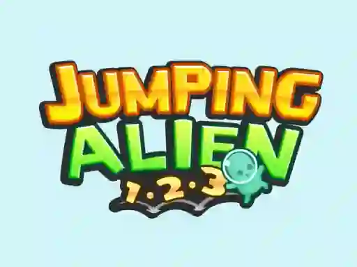 Gêm Jumping Alien 1.2.3 ar-lein
