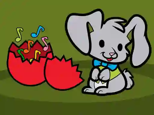 Gêm Easter Day Coloring ar-lein
