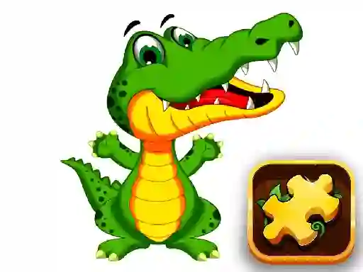 Gêm Aligator Puzzle ar-lein