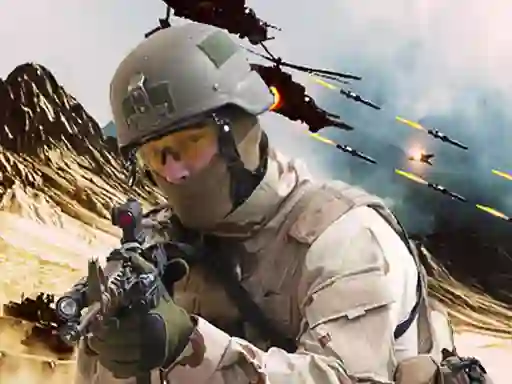 Gêm Modern Commando Combat ar-lein