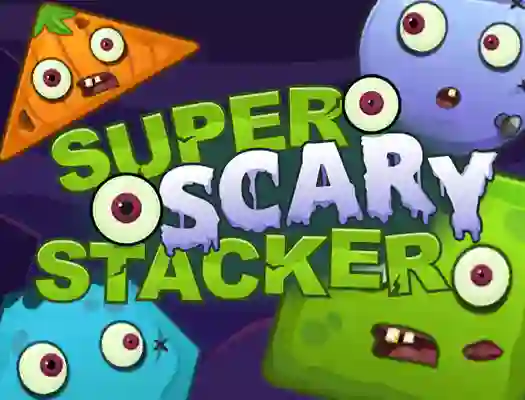 Gêm Super Scary Stacker ar-lein