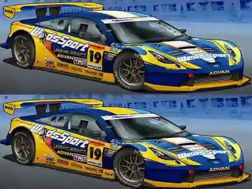 Gêm Spot Differences: Race Car ar-lein