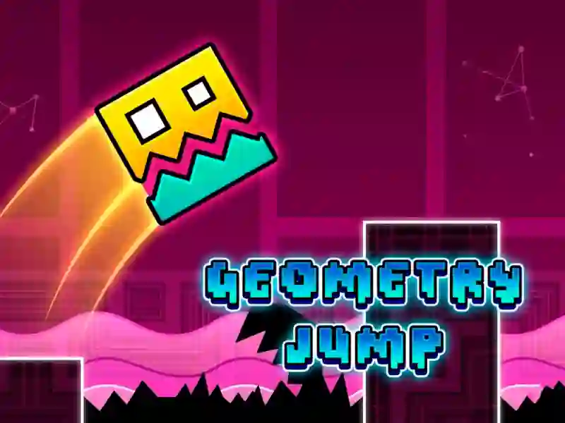 Gêm Geometry Jump ar-lein
