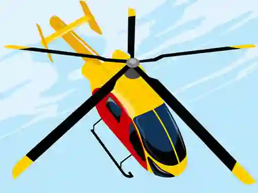 Gêm Dangerous Helicopter Jigsaw ar-lein