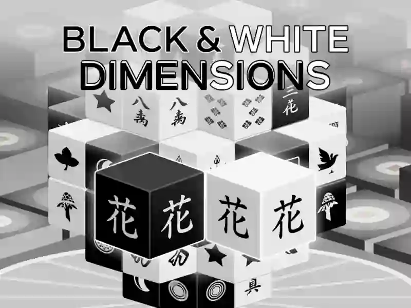 Gêm Black and White Dimensions ar-lein