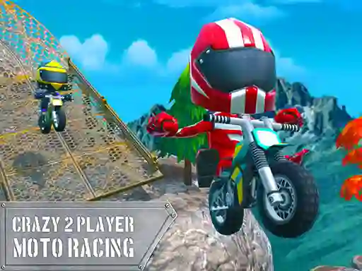 Gêm Crazy 2 Player Moto Racing ar-lein