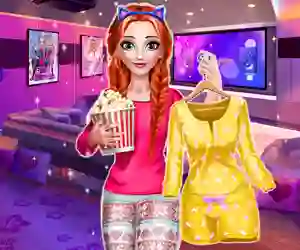 Gêm Annie Movie Night ar-lein