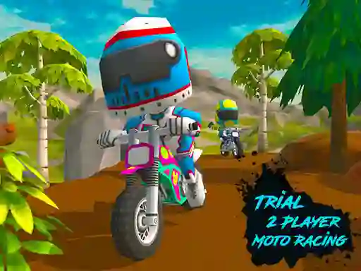 Gêm Trial 2 Player Moto Racing ar-lein