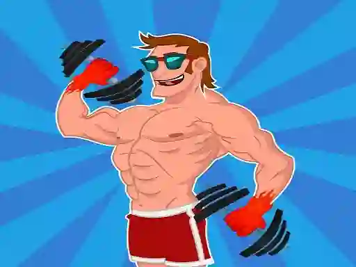 Gêm Muscle race games body run 3d ar-lein
