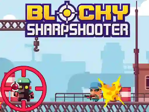 Gêm Blocky Sharpshooter ar-lein