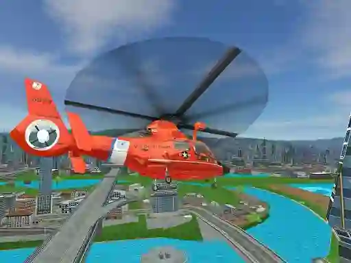 Gêm 911 Rescue Helicopter Simulation 2020 ar-lein