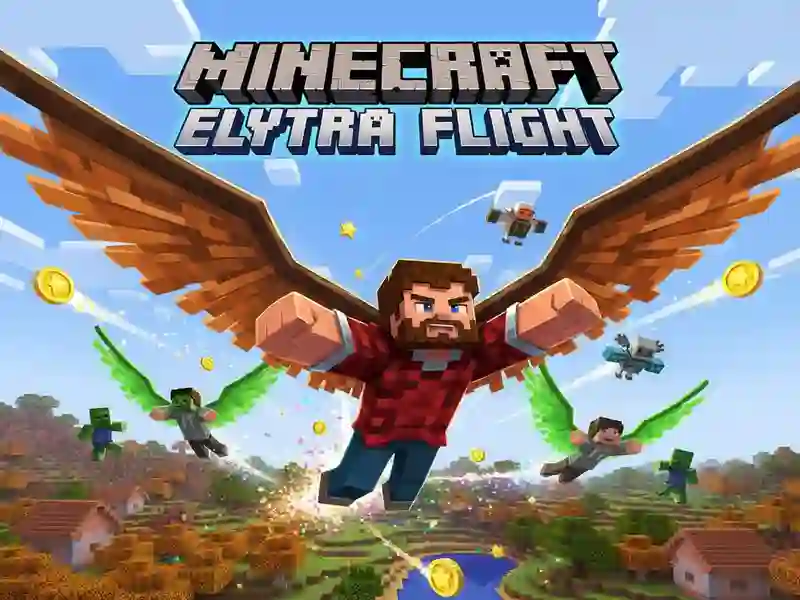 Gêm Minecraft: Elytra Flight ar-lein