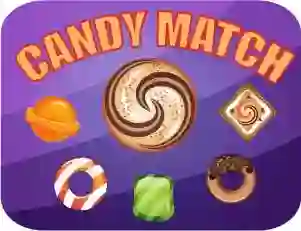 Gêm Candy Match ar-lein