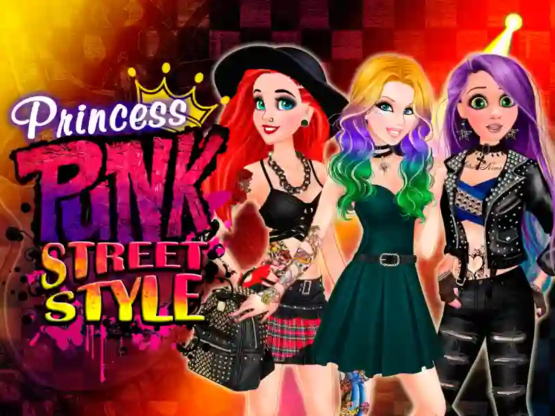 Gêm Princess Punk Street Style ar-lein