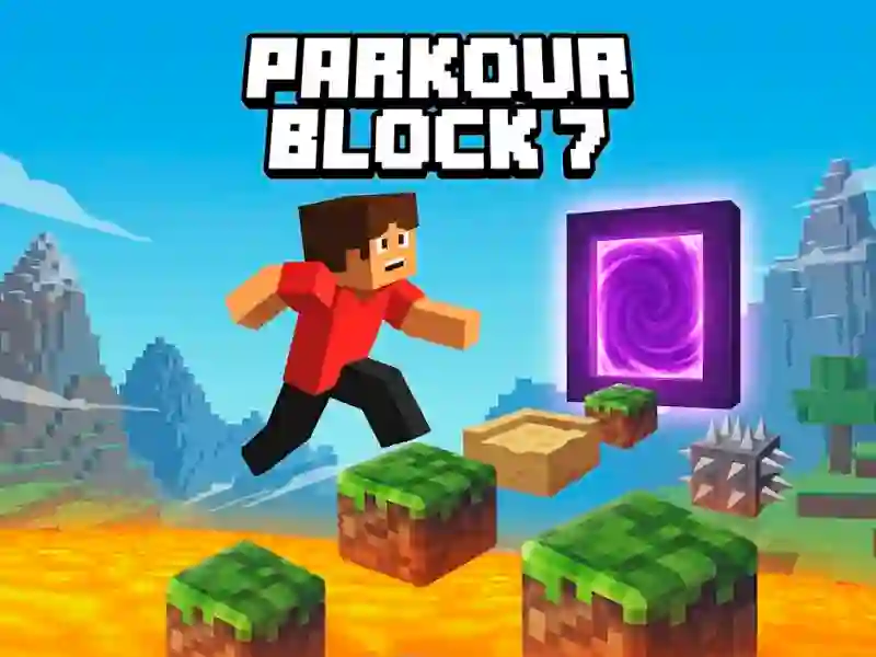 Gêm Parkour Block 7 ar-lein