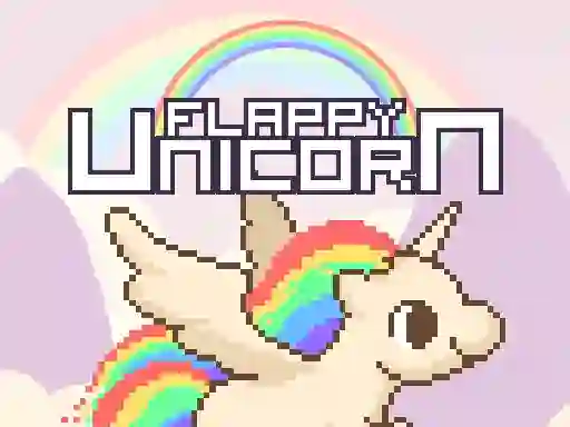 Gêm Flappy Unicorn ar-lein
