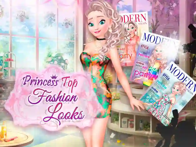 Gêm Princess Top Fashion Looks ar-lein