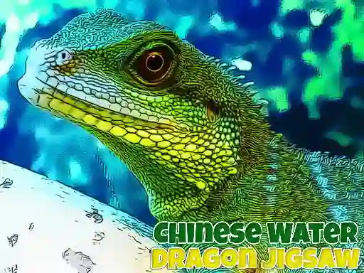 Gêm Chinese Water Dragon Jigsaw ar-lein
