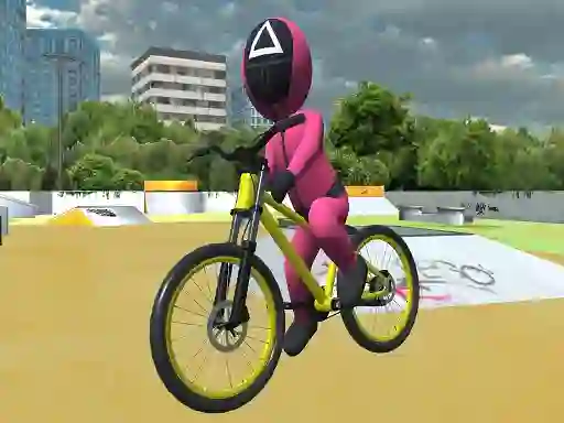 Gêm Squid Gamer BMX Freestyle ar-lein