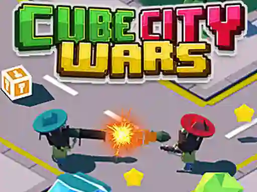 Gêm Cube City Wars ar-lein