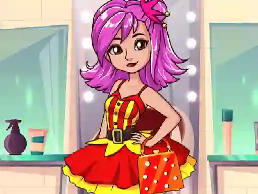 Gêm Model Dress up ar-lein
