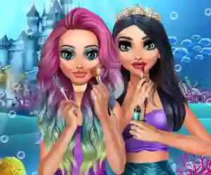 Gêm Mermaids Makeup Salon ar-lein