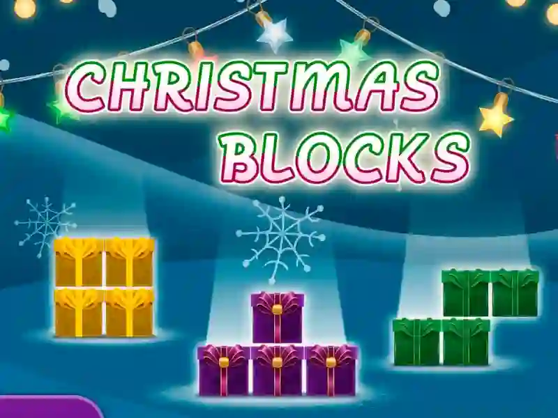 Gêm Christmas Blocks ar-lein