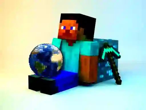 Gêm Mineblock Earth Survival ar-lein