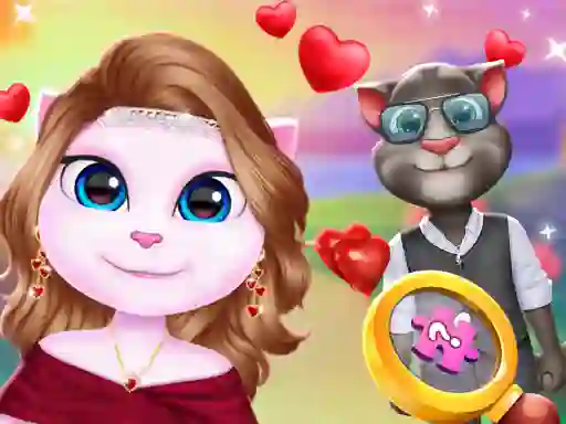 Gêm Kitty Couple Lovely Valentine ar-lein