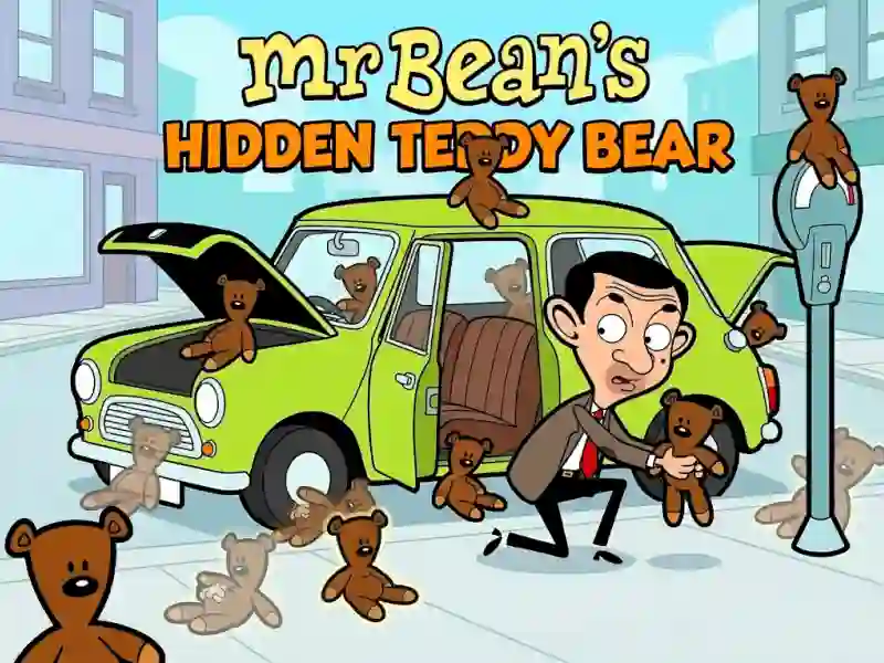 Gêm Mr Bean Car Hidden Teddy Bear ar-lein