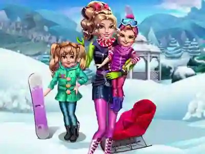 Gêm Twins Winter Fun! ar-lein