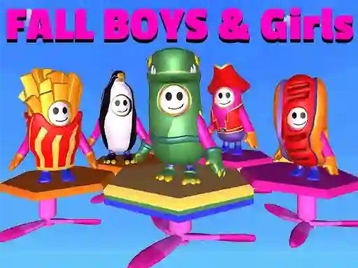 Gêm Fall Boys & Girls ar-lein