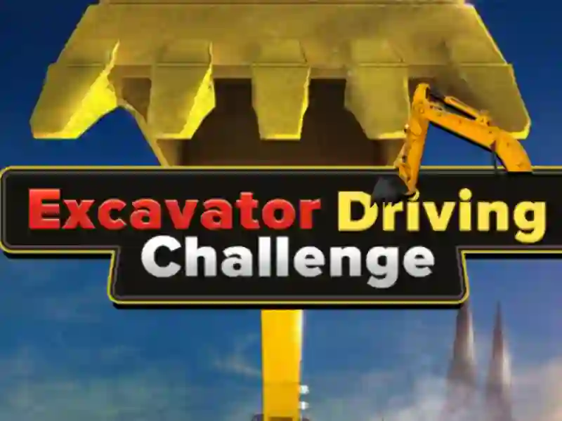 Gêm Excavator Driving Challenge ar-lein
